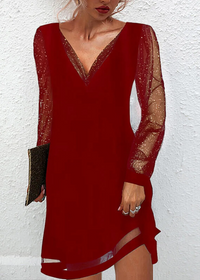 Amélie - Elegantes Kleid – Rot