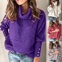 Sayloria | Oversize-Pullover mit Rollkragen – M