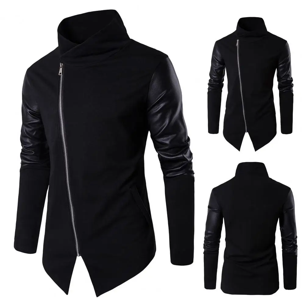 Leopold | Gemütlicher Rollkragenpullover mit asymmetrischem Reißverschluss für Herren