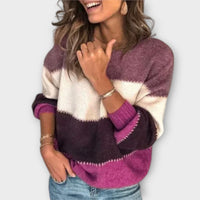 Elisa - Lässiger & kuscheliger Pullover – Lila