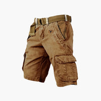 Herren-Utility-Shorts mit Taschen für Freizeit und Abenteuer – Braun