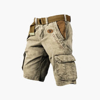 Herren-Utility-Shorts mit Taschen für Freizeit und Abenteuer – Khaki