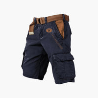 Herren-Utility-Shorts mit Taschen für Freizeit und Abenteuer – Marine