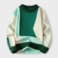 Leonardo - Exklusiv-Strickpullover – Grün