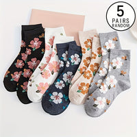 Sophie | Vintage Socken – Gemischte Farben - 5 Paare