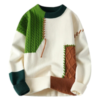 Grayson™ - Bequemer Strickpullover – Grün - Braun