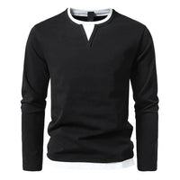 Alwin | Premium Longsleeve aus gekämmter Baumwolle – Schwarz