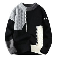 Grayson™ - Bequemer Strickpullover – Grau - Schwarz