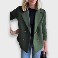 Arlisse – Blazer mit Doppelreiher – Grün