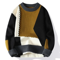 Émile | Essential Tricot Designerpullover – Braun-Schwarz