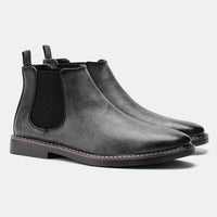 Herren Stiefel | Seitlicher Einstieg mit geschlossener Form – Grau