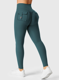 Zerovix | Atmungsaktive Leggings für Damen Sommer Fit – Blaugrün