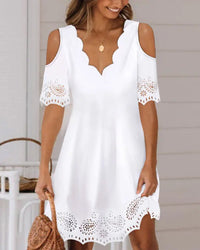 Garricka | Damen Kleid – Weiß