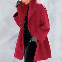Sanna | Ein eleganter und warmer Winterjacke – Rot