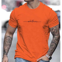 Nohal | Winddichte Herren-T-Shirts – Orange