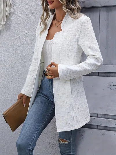 Liamorn | Luxuriöser Lagenblazer mit klassischem Revers für einen mühelosen Herbst-Style