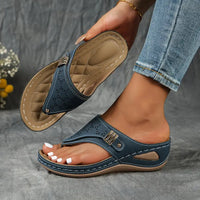Fatima | Bequeme und elegante Sandalen – Marine