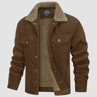 Aspeetra | Trendige Cordjacke für Herren – Braun