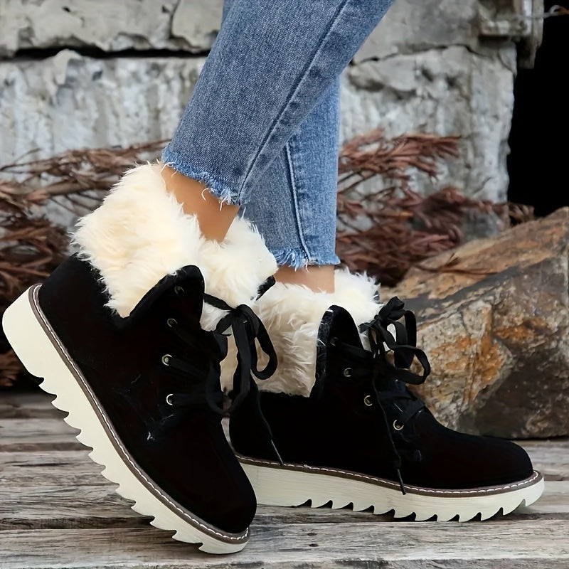 Reisellae | Damen Einfarbige Kurzstiefel