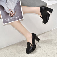 Amy | Orthopädische High Heels für mehr Komfort – Schwarz