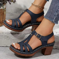 Malou – Elegante Sandale – Dunkelblau
