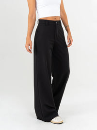 ALESSA - HOHE TAILLENHOSE ELASTISCH – Schwarz
