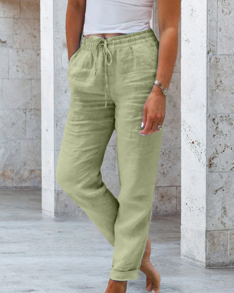 Veronica | Lässige Hose mit geradem Bein