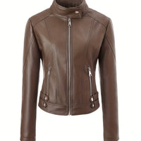 Éllodie – Ultra Stylische Jacke – Kaffee
