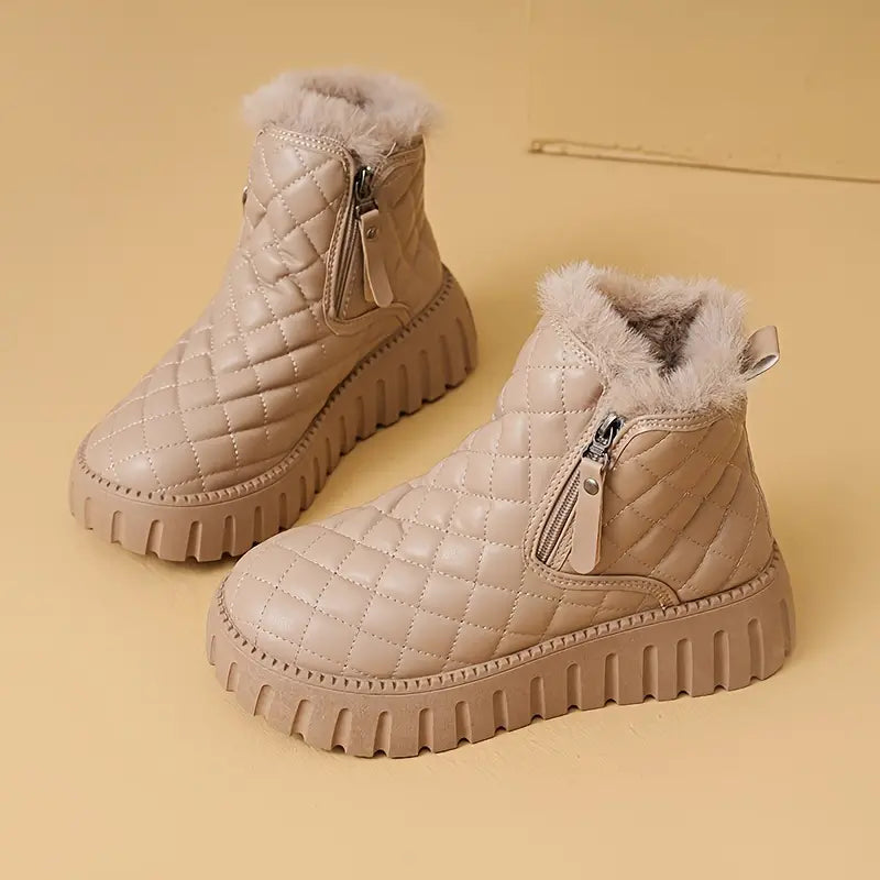 Reithoriae | Bottines Lugano Hivernales in Kaschmir für eleganten Winterstil