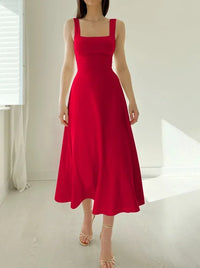 Solene - Figurbetontes sexy Kleid – Rot