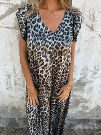Corrina™ | Eleganter Overall mit V-Ausschnitt – Grau