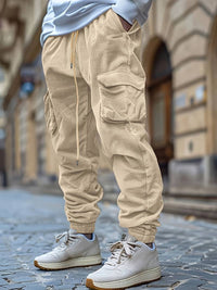 Baruch - Atmungsaktive Cargo Hose Mit Kordelzug in Der Taille – Beige