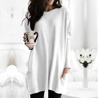 Marcella - Elegantes Langarmshirt – Weiß
