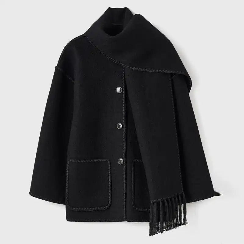 Laseira | Elegante Wärme mit Damenmantel und Schal