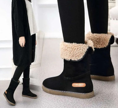 Jacinhe | Winterstiefel mit Warmem Innenfutter und Flachem Absatz für Damen
