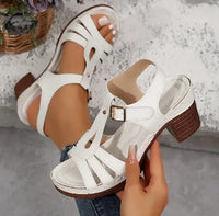 Malou – Elegante Sandale – Weiß