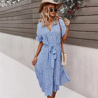 Wunderschönes Sommerkleid – Blau