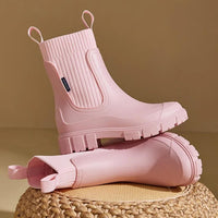 Pluvia™ - Stilvolle Wasserdichte Stiefel für Den Täglichen Gebrauch – Rosa