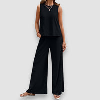 Evelin | Casual Zweiteiliges Set – Schwarz
