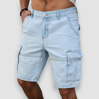 Tripe | Denim Shorts – Blau
