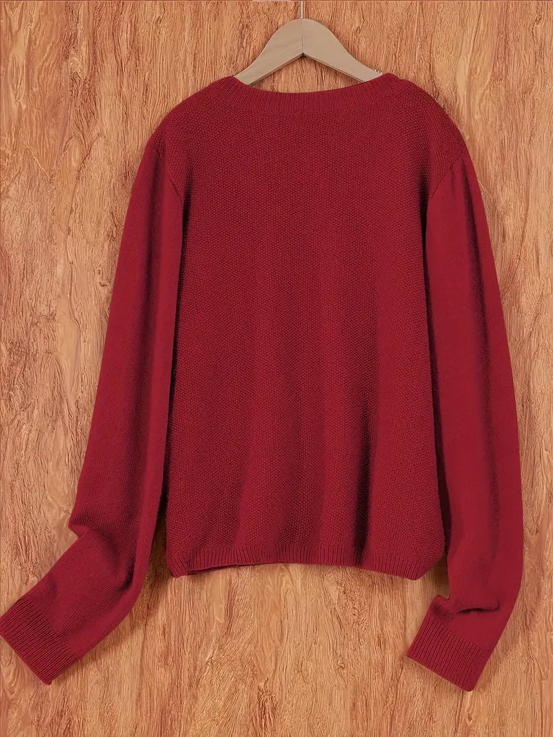 Poppy - Oversize Casual Strickjacke