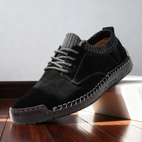 Riccardo Wildleder Sneakers – Schwarz