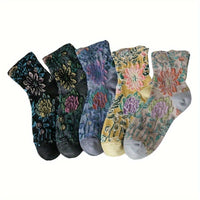 Amelia | Vintage Socken – Gemischte Farben - 5 Paare