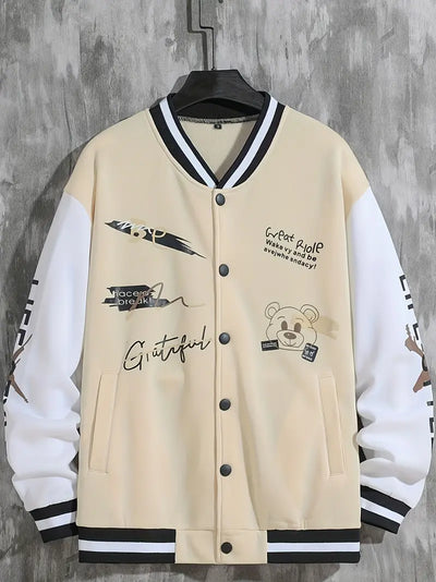 Coli | Collegejacke mit Hipster-Buchstabenmuster