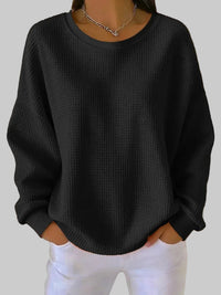 Camille | Leichter Sommerpullover – Schwarz
