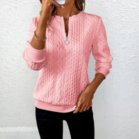Florence™ - Eleganter Stilvoller Strickpullover – Rosa