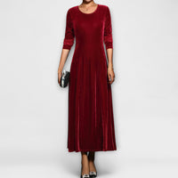 Marilou™ – Weiches Samtkleid – Rot
