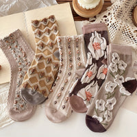 Lydia | Vintage Socken – Gemischte Farben - 5 Paare