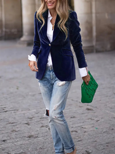 Blazer für Damen - Elegante Leinen-Sommerjacke