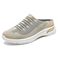 Fara - gestrickte Slip-On-Sneaker – Beige